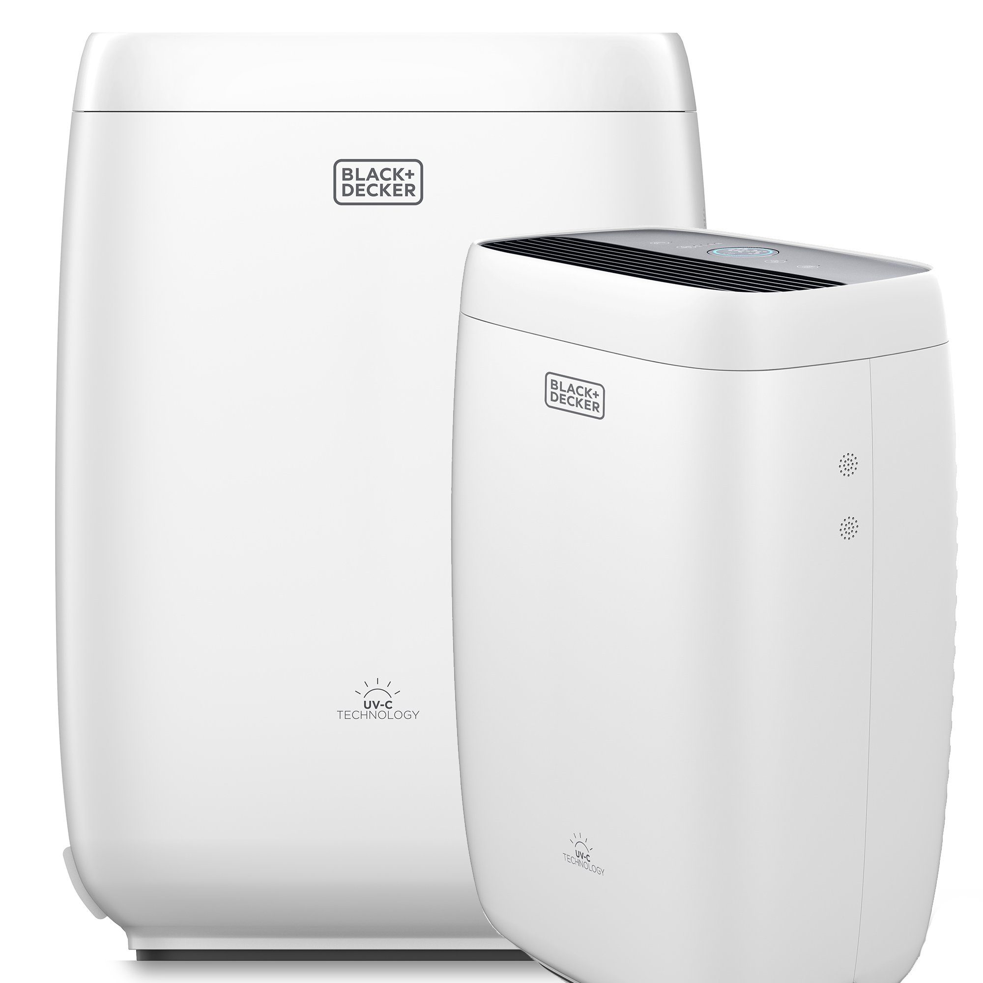 Black+Decker Luftreiniger BXAP350E, für 80 m² Räume, DREIFACHE FILTERUNG