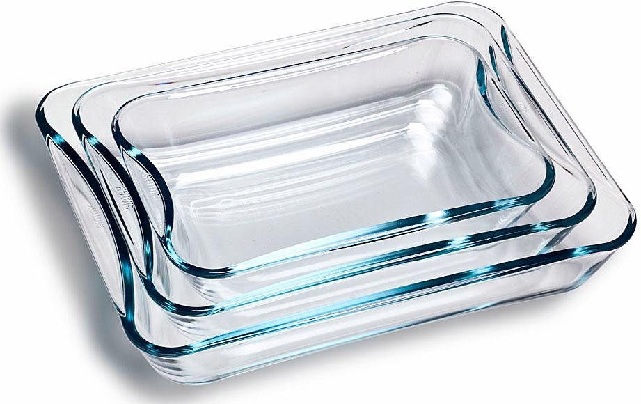 SIMAX Auflaufform, Glas, (3-St), Borosilikatglas