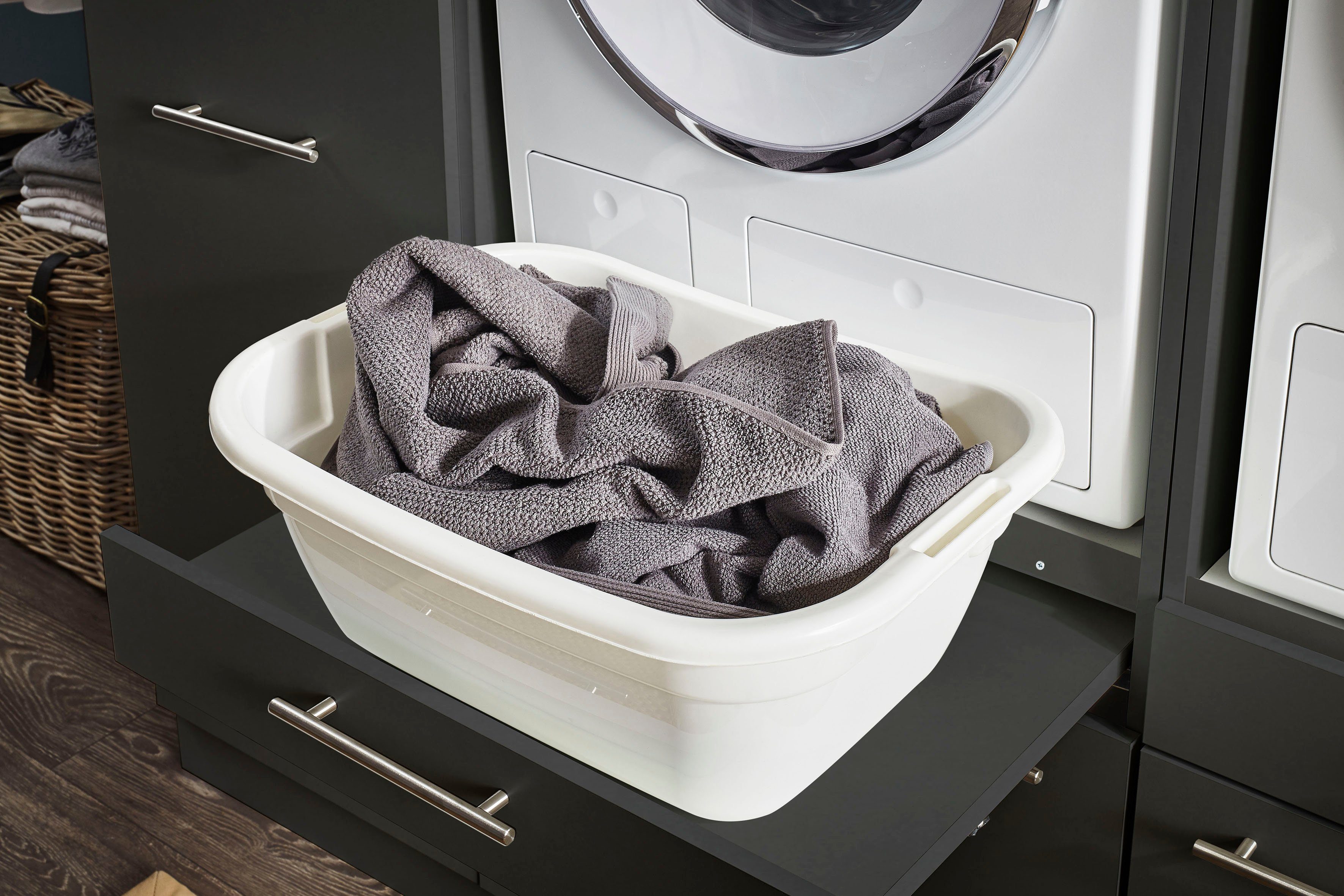 Laundreezy Mehrzweckschrank-Set LAUNDREEZY LDSK3, Breite 135 cm