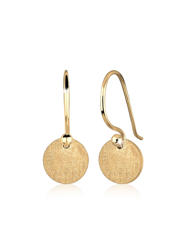 Elli Ohrringe 925 Sterling Silber Kreis, Geo in Gold günstig kaufen onesize