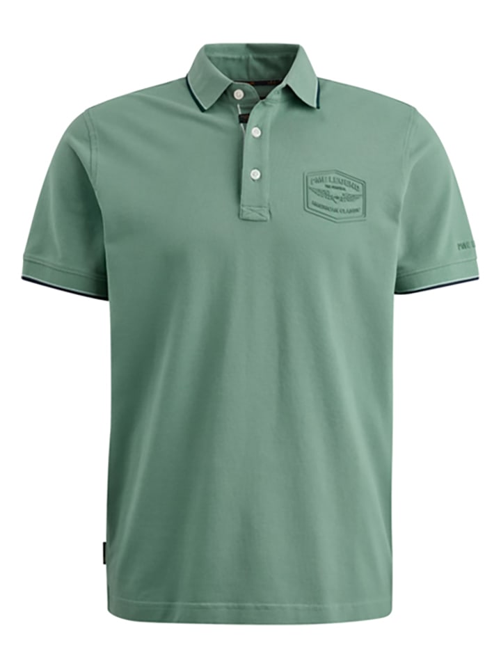 PME Legend Poloshirt in Grün günstig kaufen
