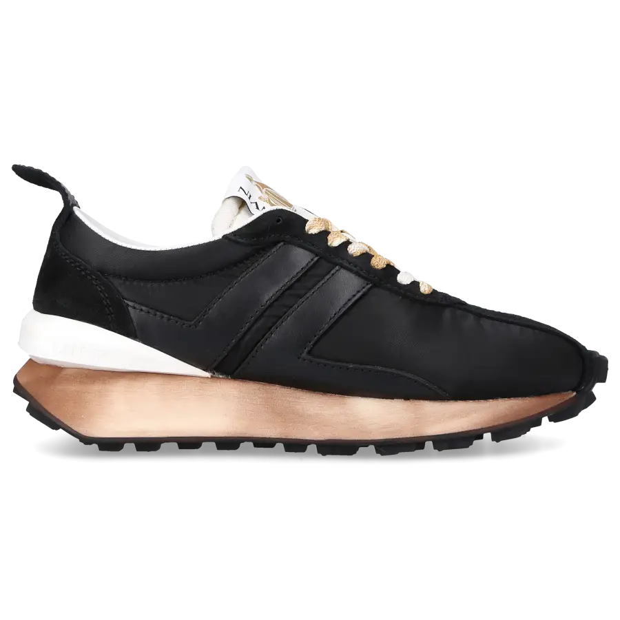 Lanvin - Sneaker low NYLON RUNNER Nylon - schwarz