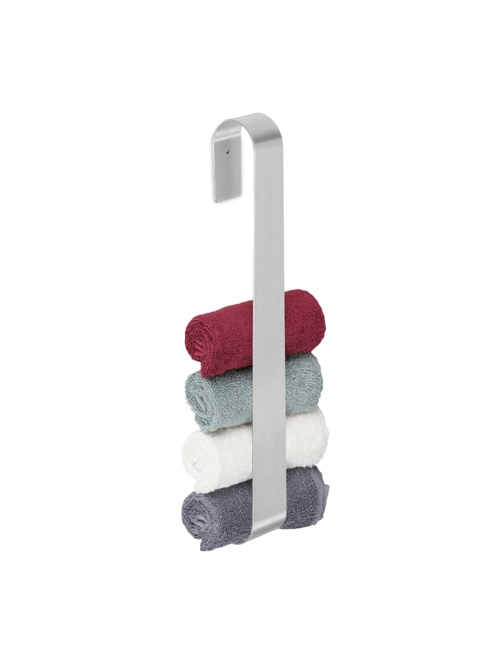 relaxdays Handtuchhalter in Silber - (B)45 cm günstig kaufen onesize