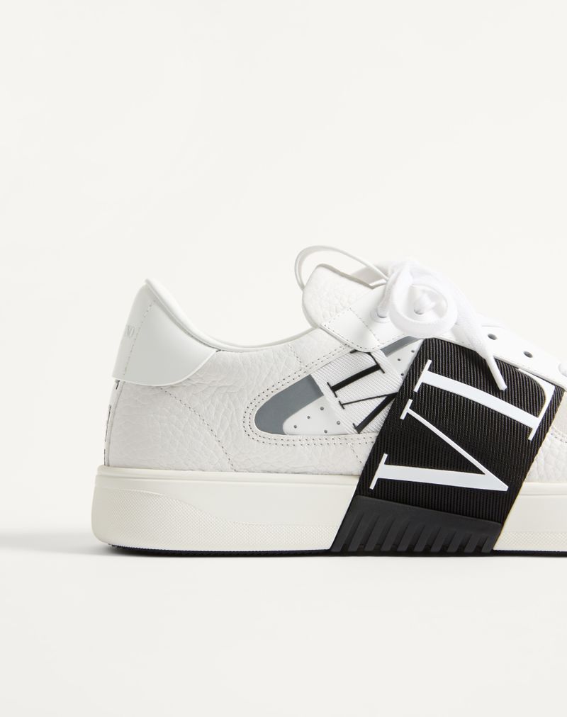Baskets basses Vl7N en cuir de veau et rubans