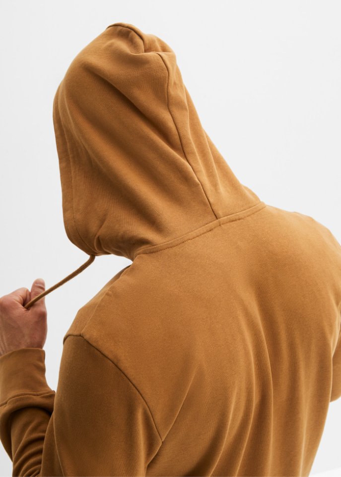 Kapuzensweatshirt mit Reißverschlussöffnung