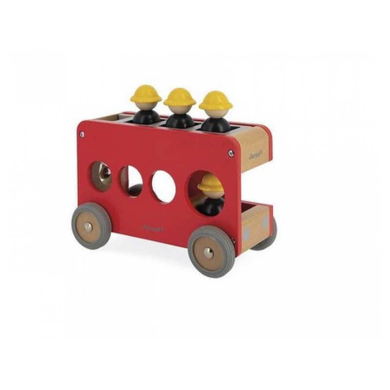 Camion de pompier Bolid en bois