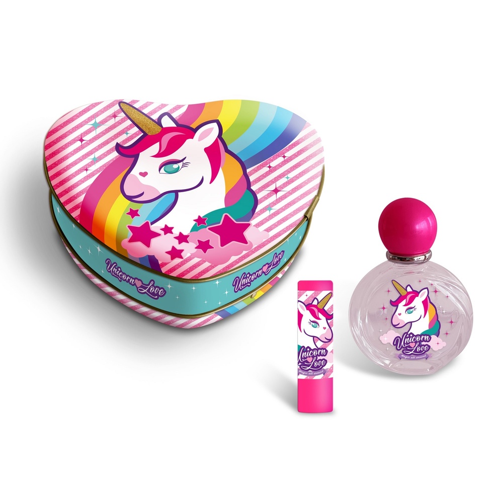 Unicorn Love Coffret cœur Unicorn Love Eau de Toilette & Baume à Lèvres