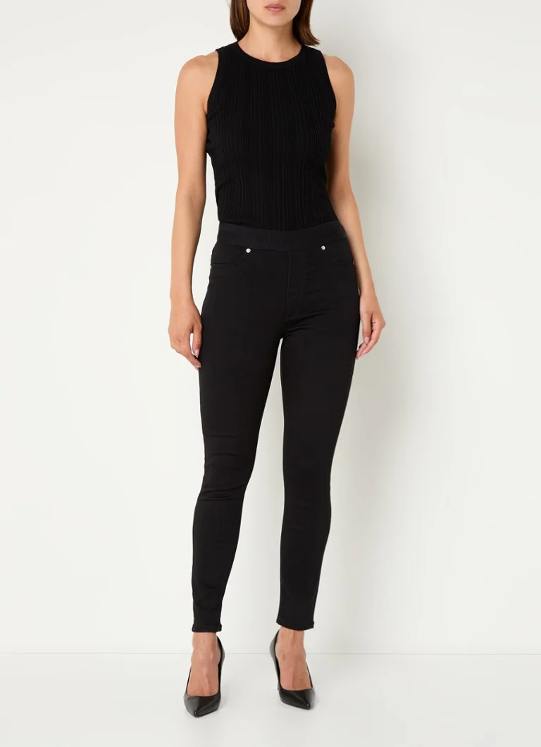 Leggings de cintura alta HUGO BOSS com faixa com o logotipo.