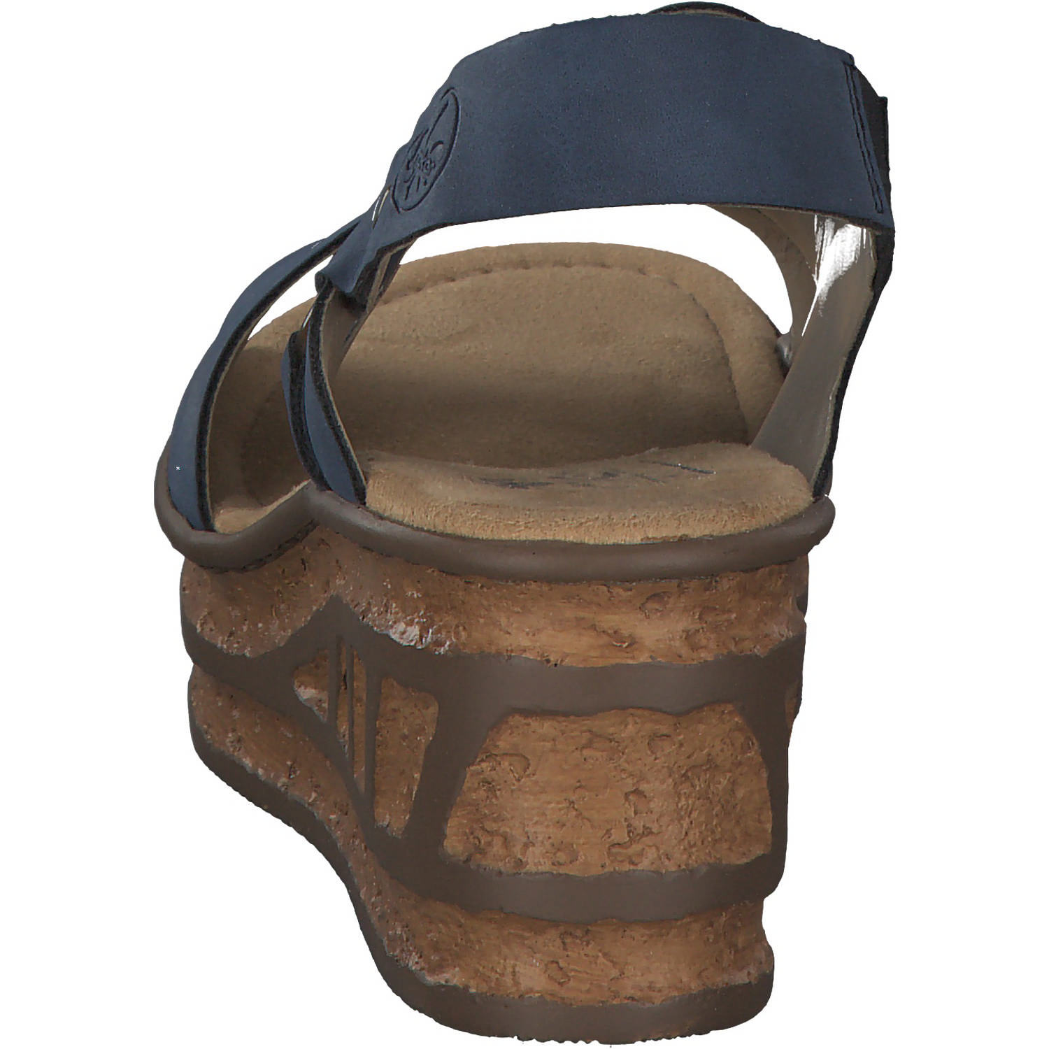 Rieker 68184, Keilsandaletten, Damen, Blau
