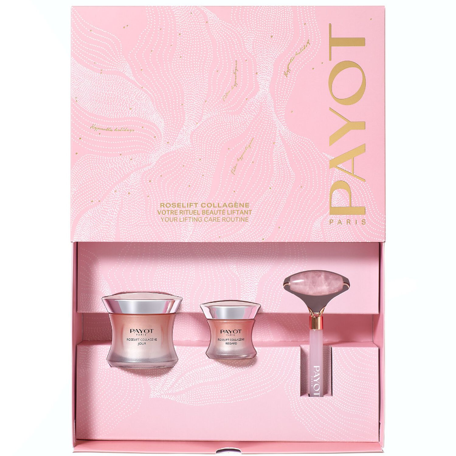 Payot Roselift Collagène Coffret crème jour + contour des yeux et 1 mini-rouleau