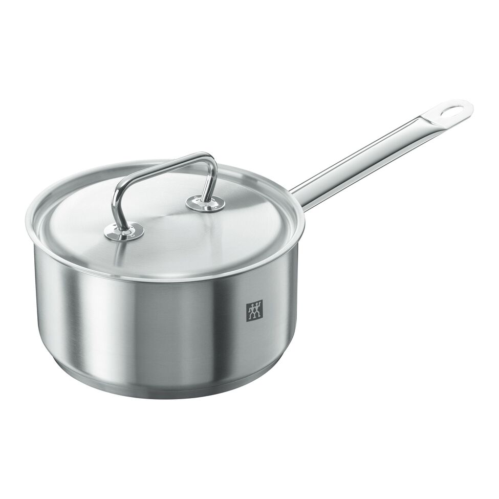 Stieltopf 20 cm, 18/10 Edelstahl, Silber