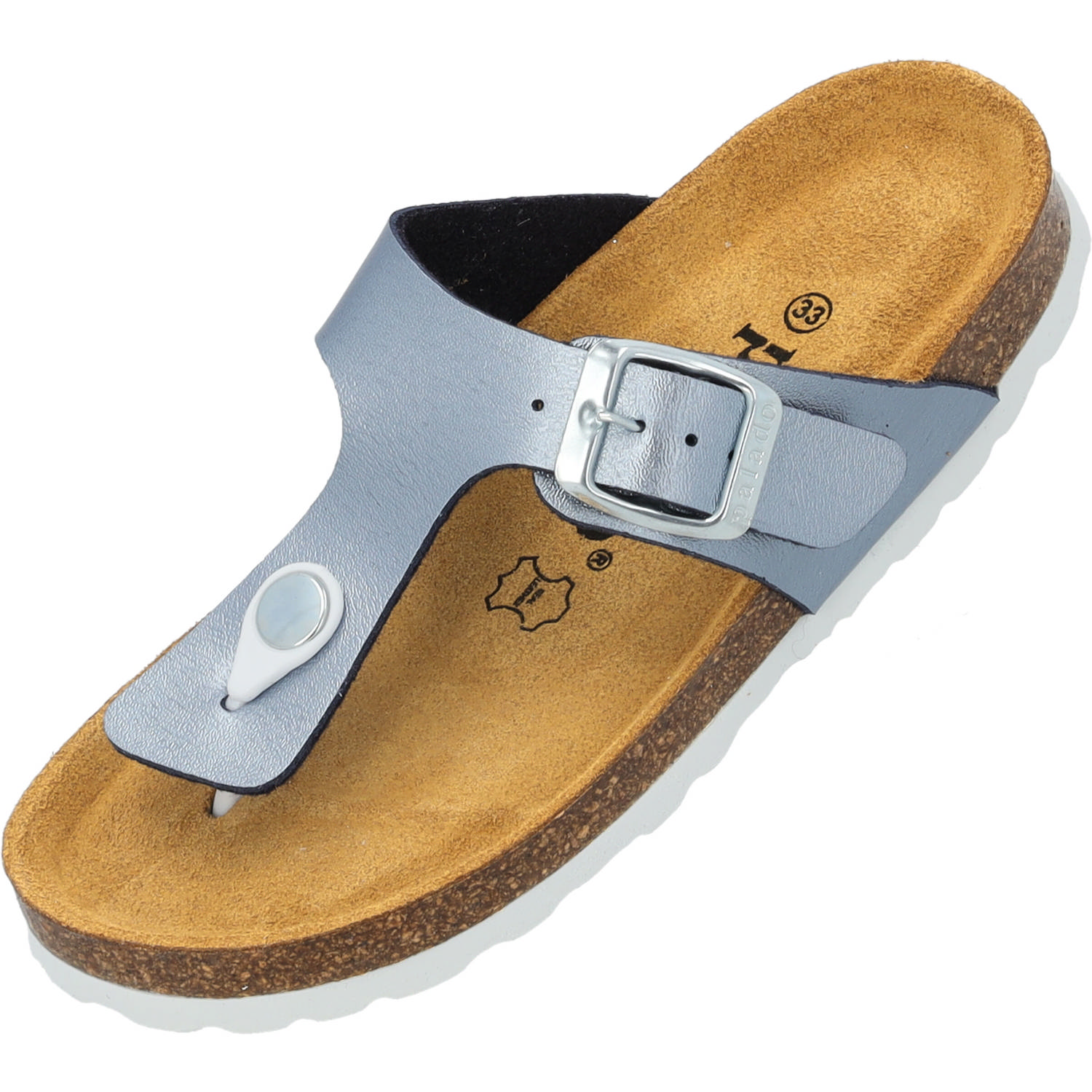 Palado Kids Kos G Metallic, Zehentrenner, Kinder, Blau