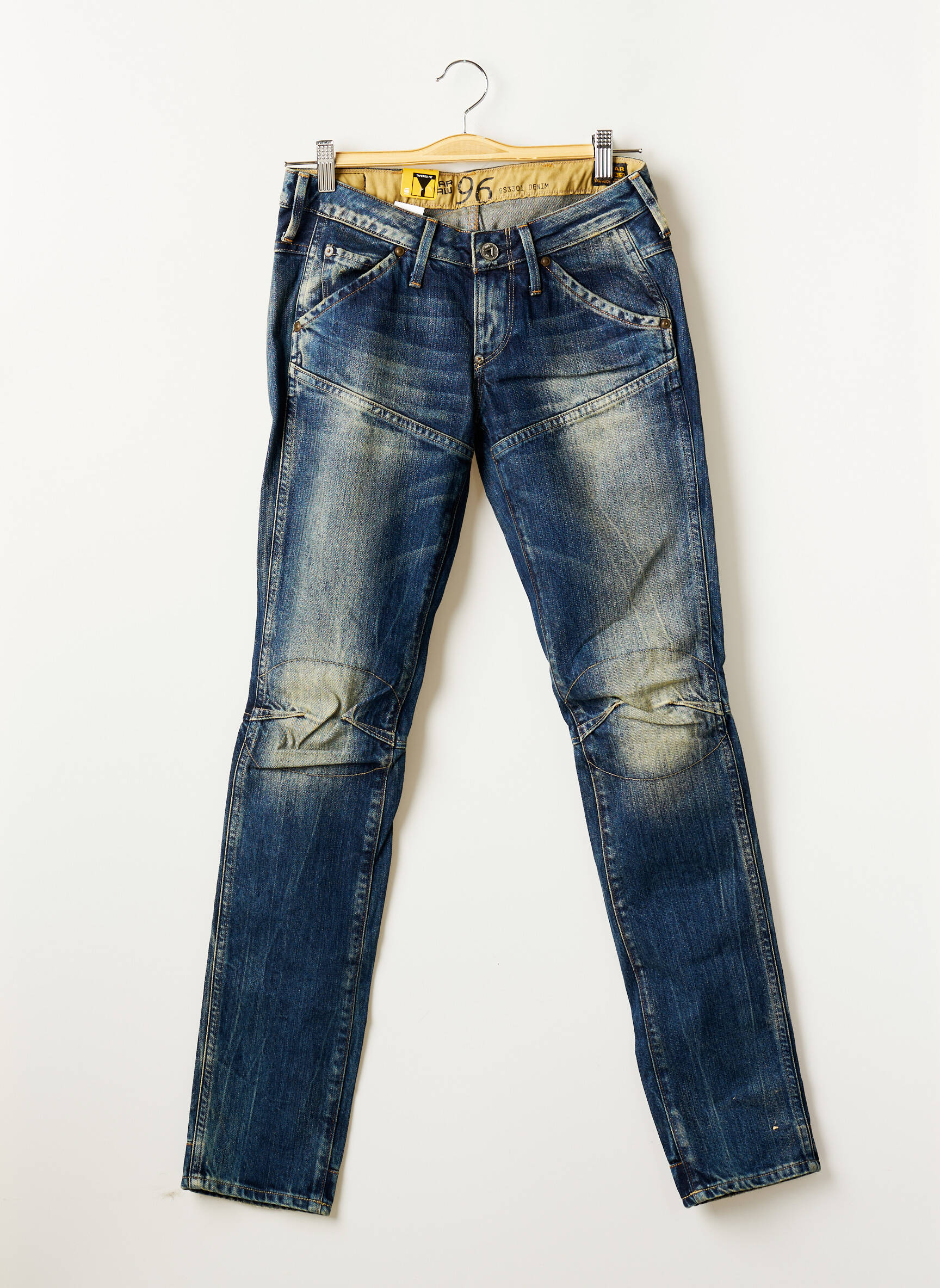 G Star Jeans Coupe Slim Femme couleur bleu
