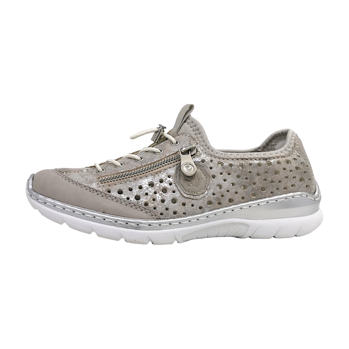 Rieker Eagle/Moon/Scuba L32P6-90 Beige 90 ice/rose-metallic/perl