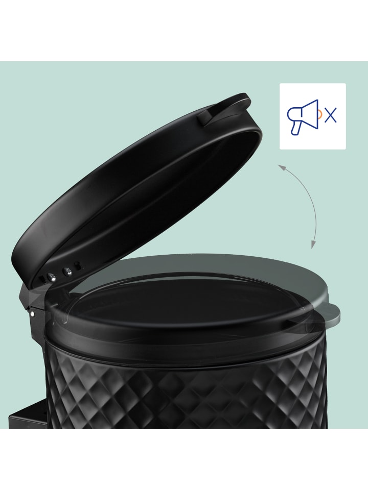 relaxdays Kosmetikeimer in Schwarz - 5 Liter günstig kaufen onesize
