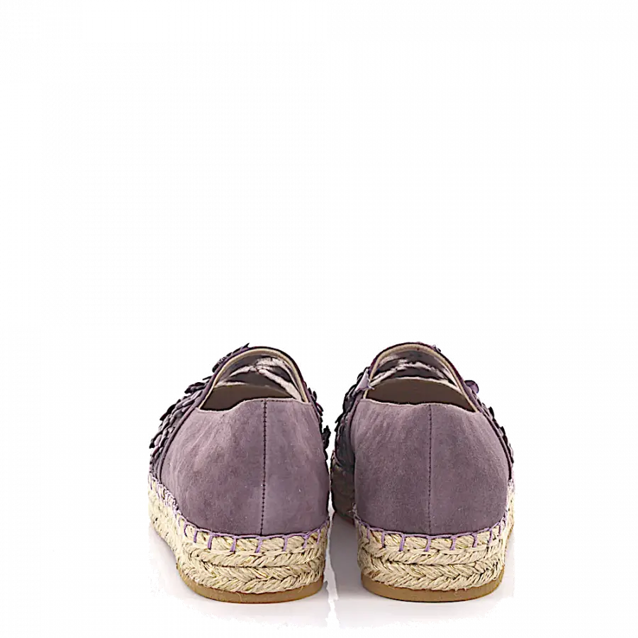 Elie Saab - Espadrilles Blumenmuster lila - lila