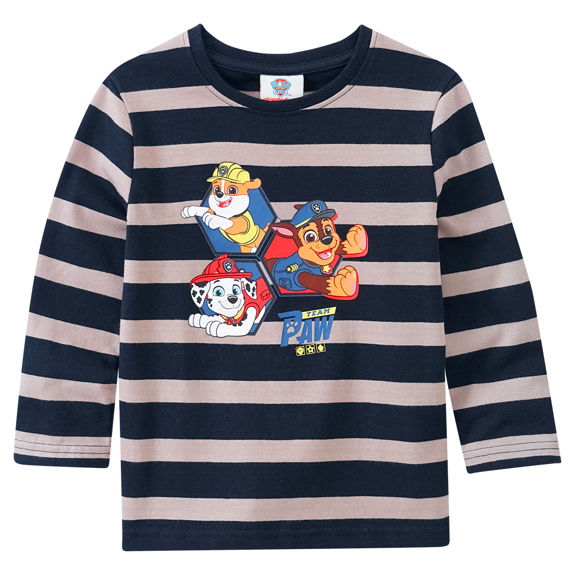 PAW Patrol Langarmshirt im Ringel-Look
