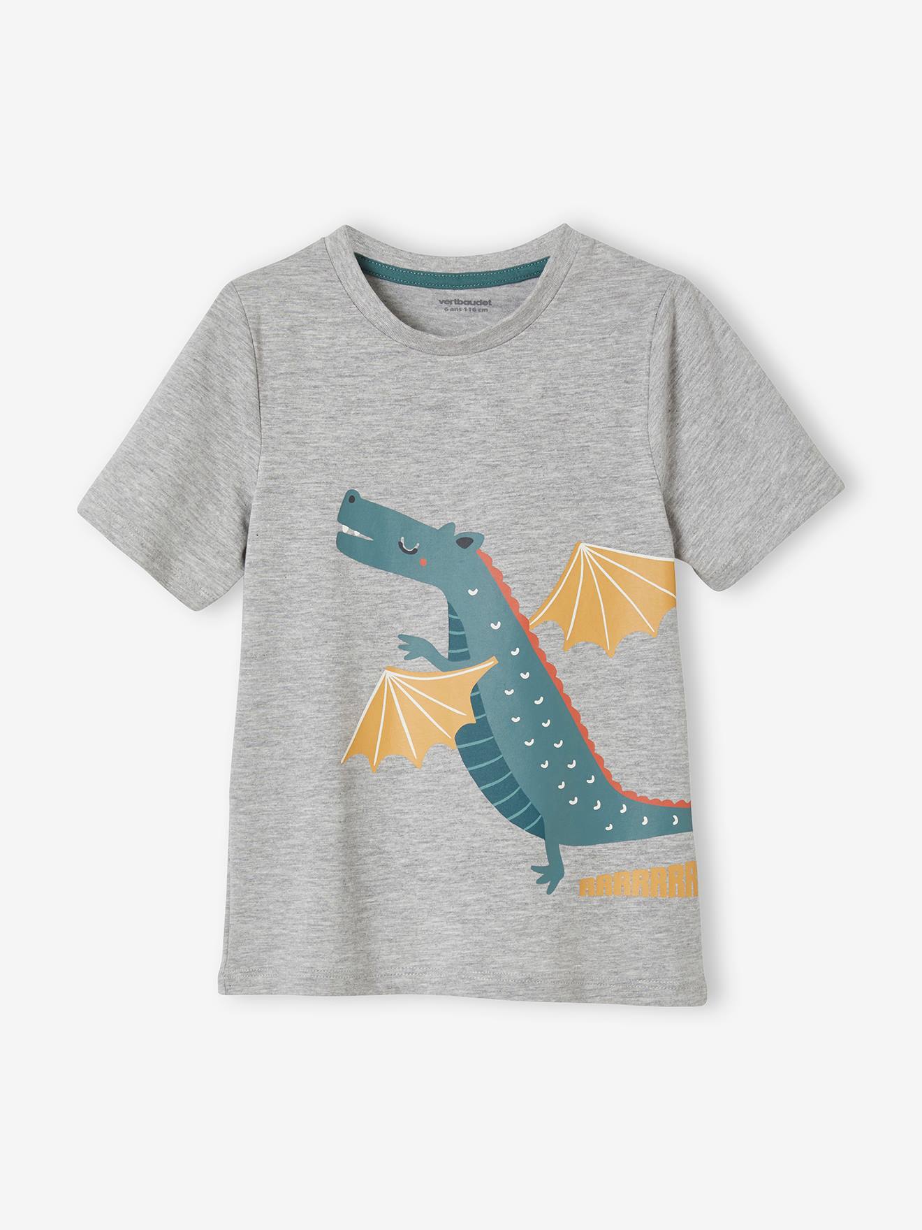 Vertbaudet 2er-Pack kurze Jungen Schlafanzüge, Ritter & Drachen Oeko-Tex - pack gelb/grün