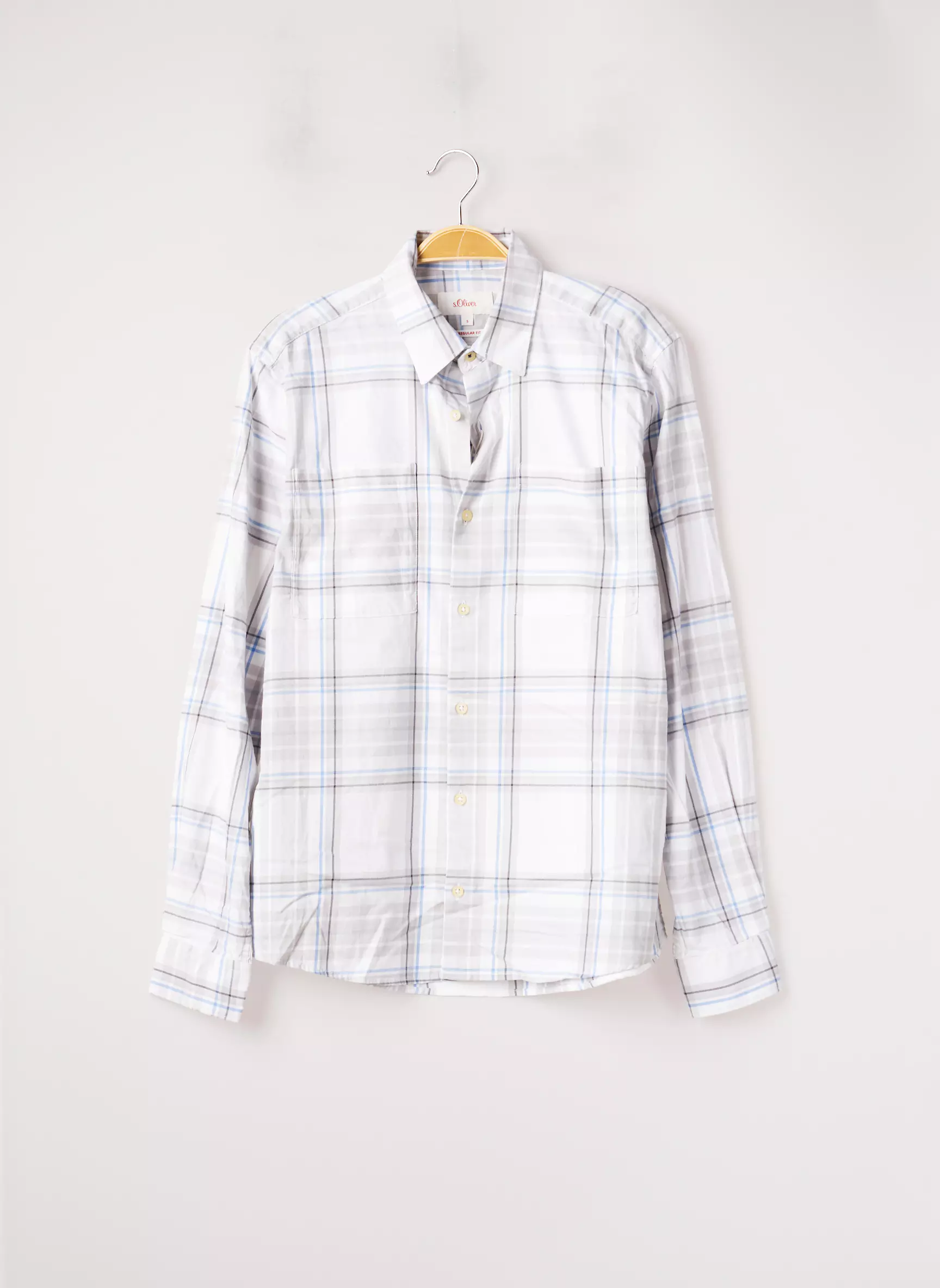 S Oliver Manches Longues Homme couleur gris