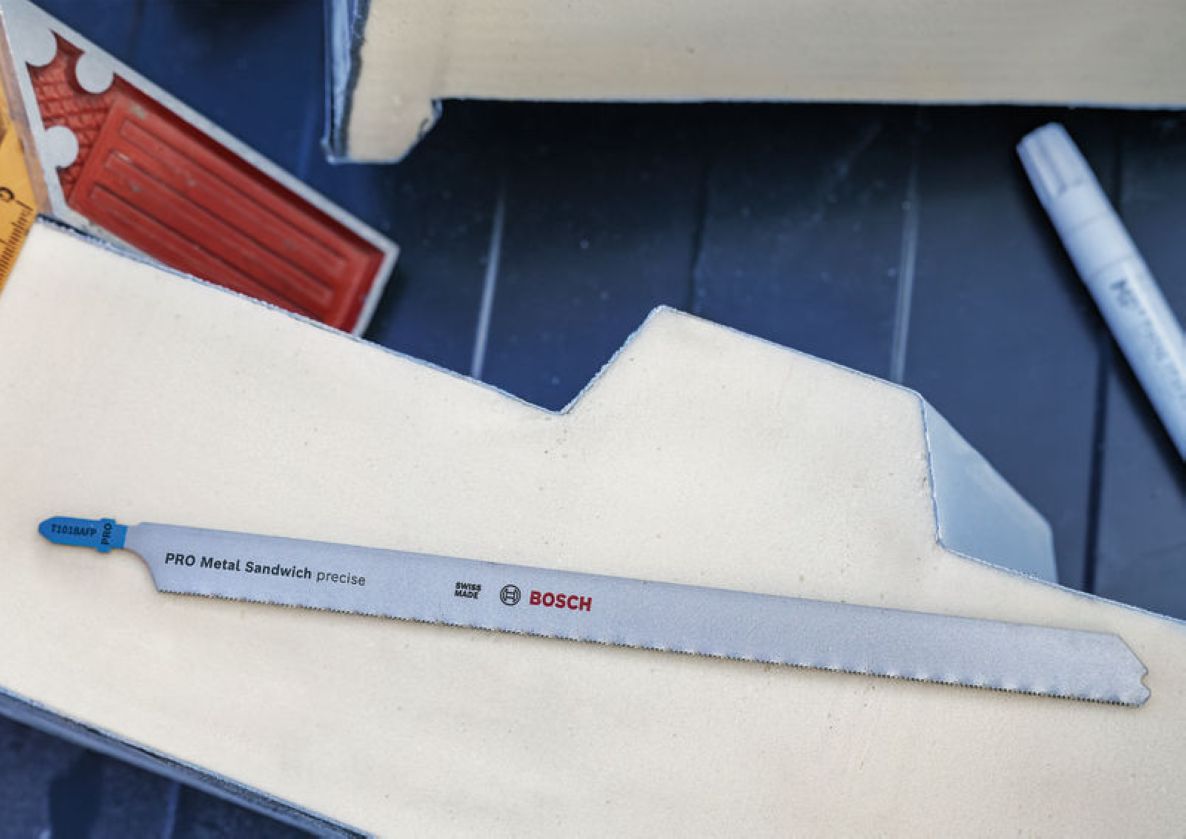 Bosch Blue Zubehör 2608655115 PRO Metall-Sandwich-Stichsägeblätter T1018AFP 250 mm 5 Stück