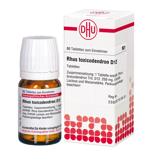 RHUS TOXICODENDRON D 12 Tabletten  80 St  Tabletten