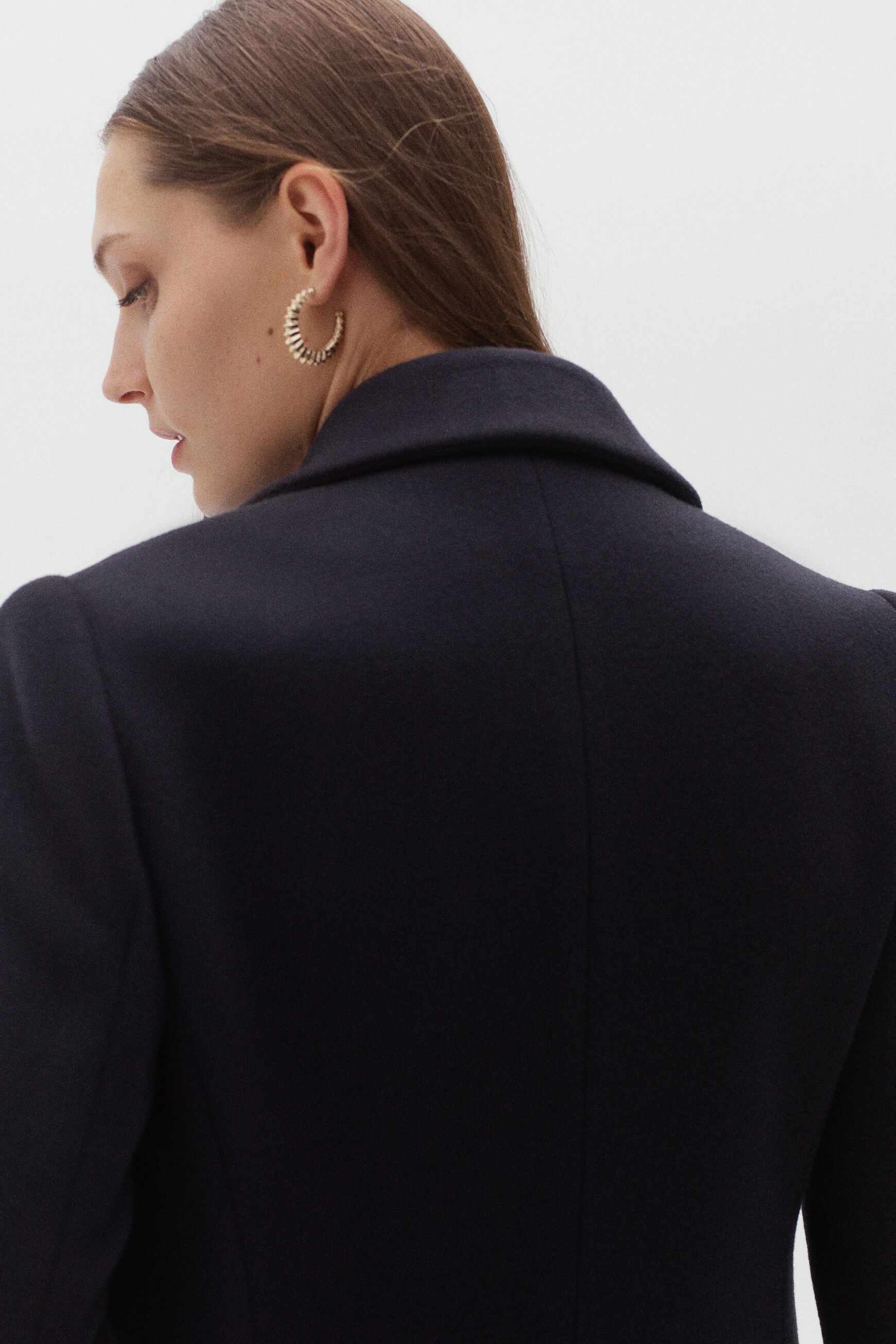 manteau norton bleu marine femme