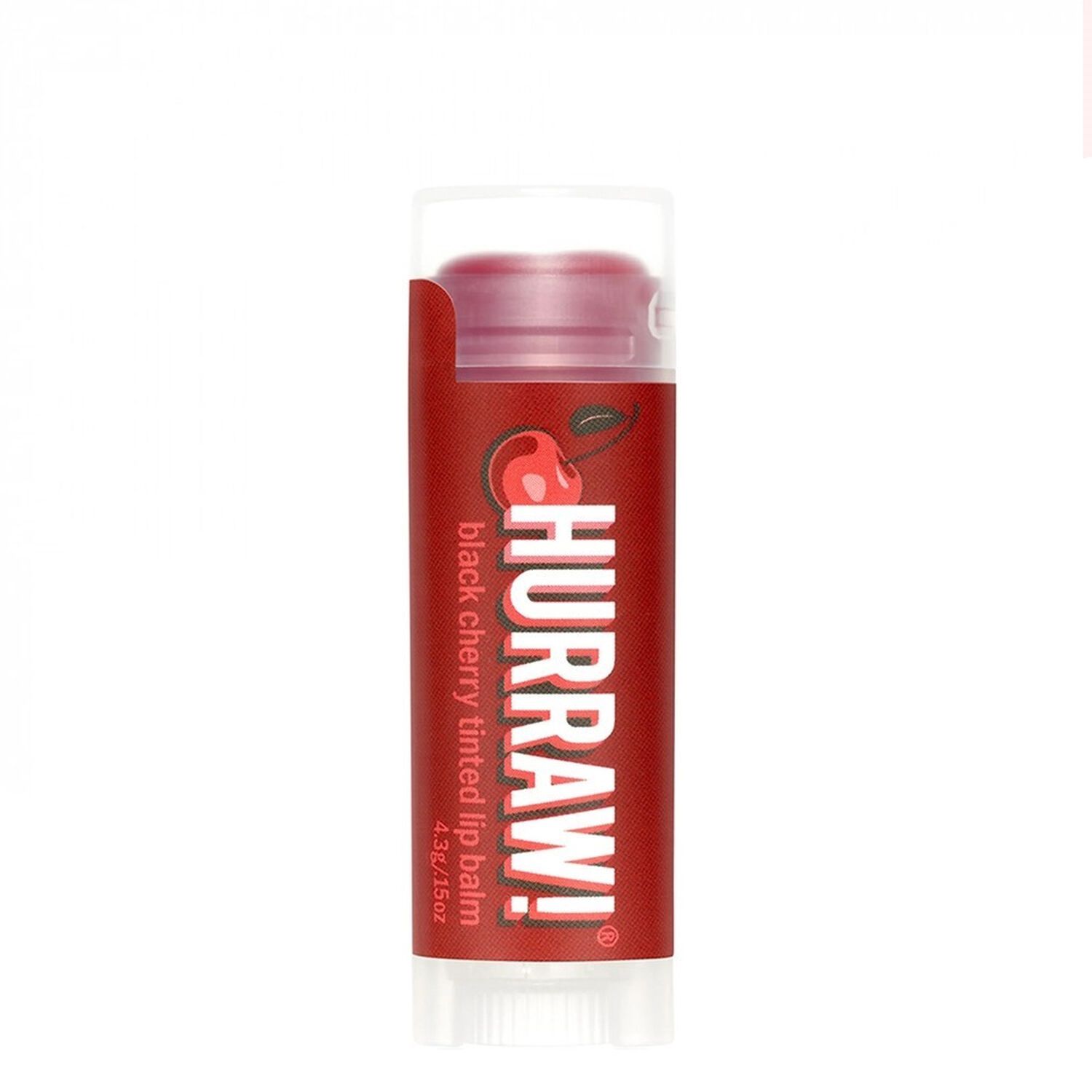 Hurraw Baume à Lèvres Teinté Cerise Noire 4,8 g