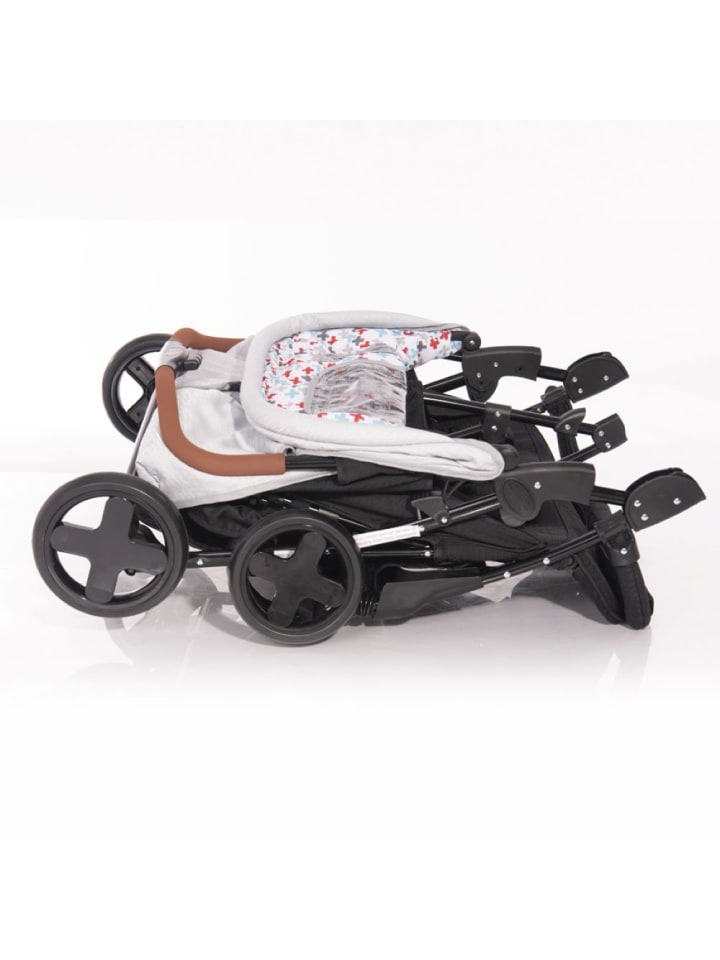 Lorelli Zwillingskinderwagen TWIN in grau günstig kaufen onesize