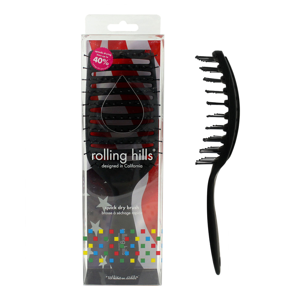 rolling hills Quick Dry Brush Black Brosse