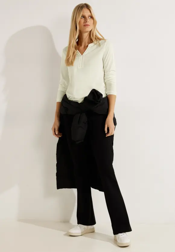 CECIL Langarmshirt mit Gummibund