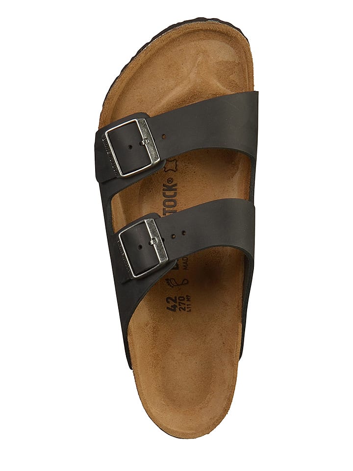 Birkenstock Leder-Pantoletten 