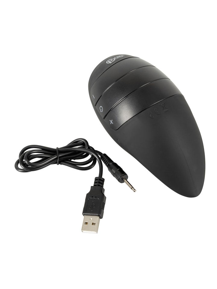 Rebel Masturbator Vibrating Glans Masturbator in schwarz günstig kaufen 13 cm