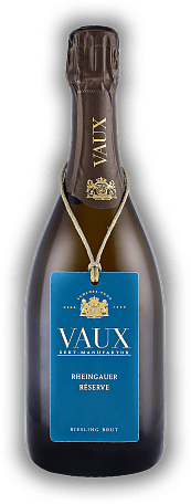 Schloss Vaux Rheingauer Riesling Réserve Brut 2017 Schloss Vaux Rheingauer Riesling Réserve Brut 2017 Eine regionale Sektspezialität. Jahrgang 2017 - 0,75	 Liter - Vol 12,0%