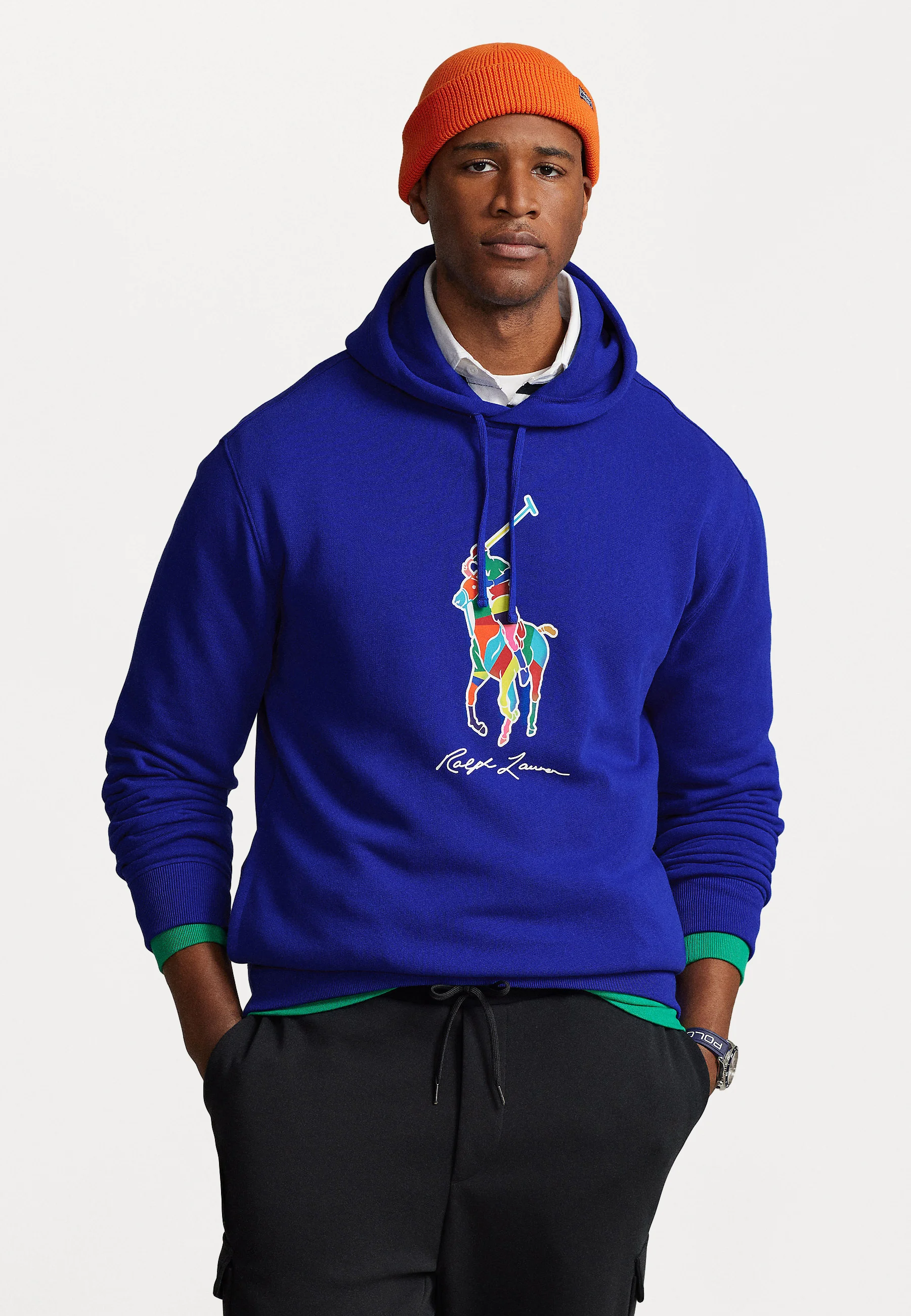 Sudadera Polo Ralph Lauren Big & Tall con capucha y manga larga