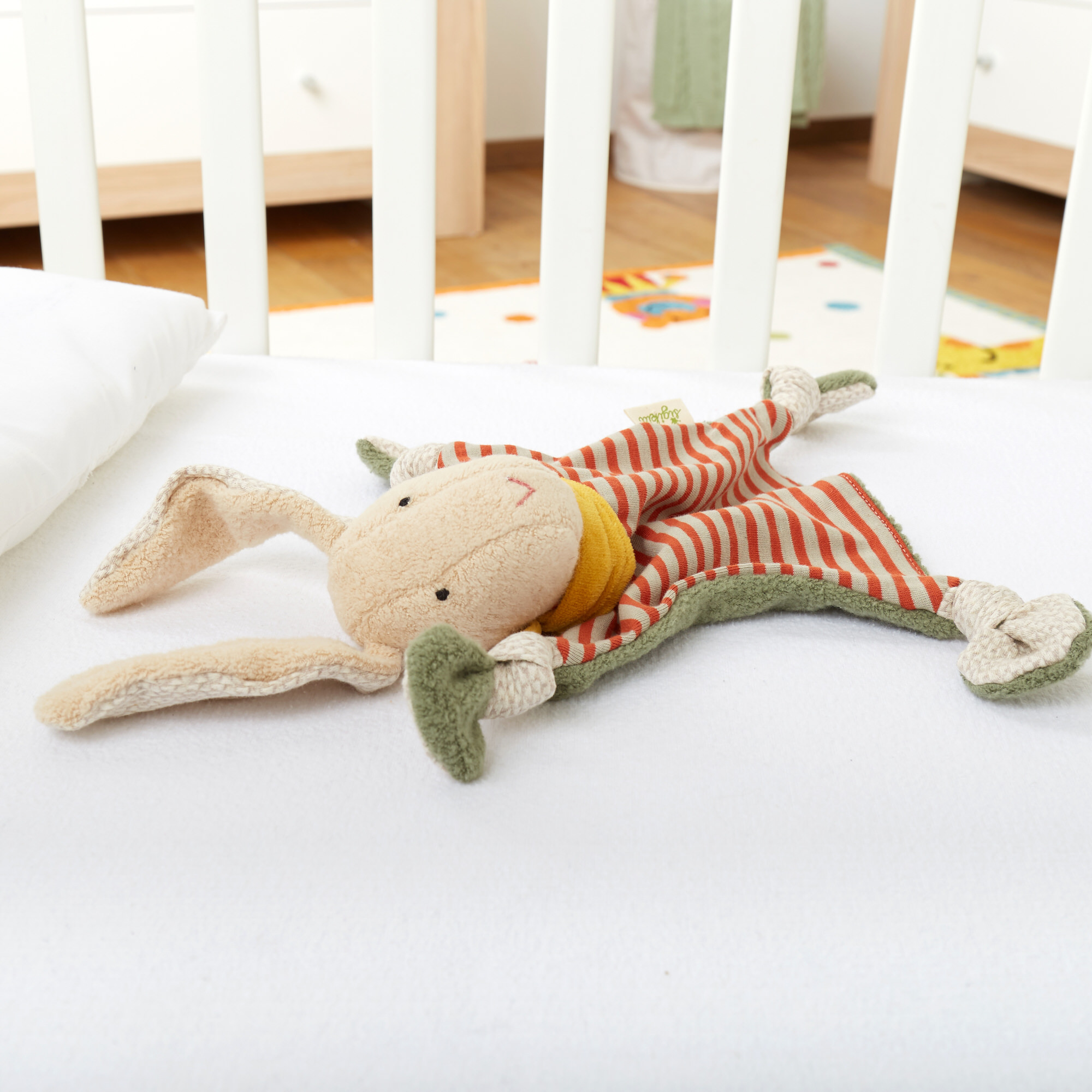 Baby Schnuffeltuch Hase, Green Bio Kollektion