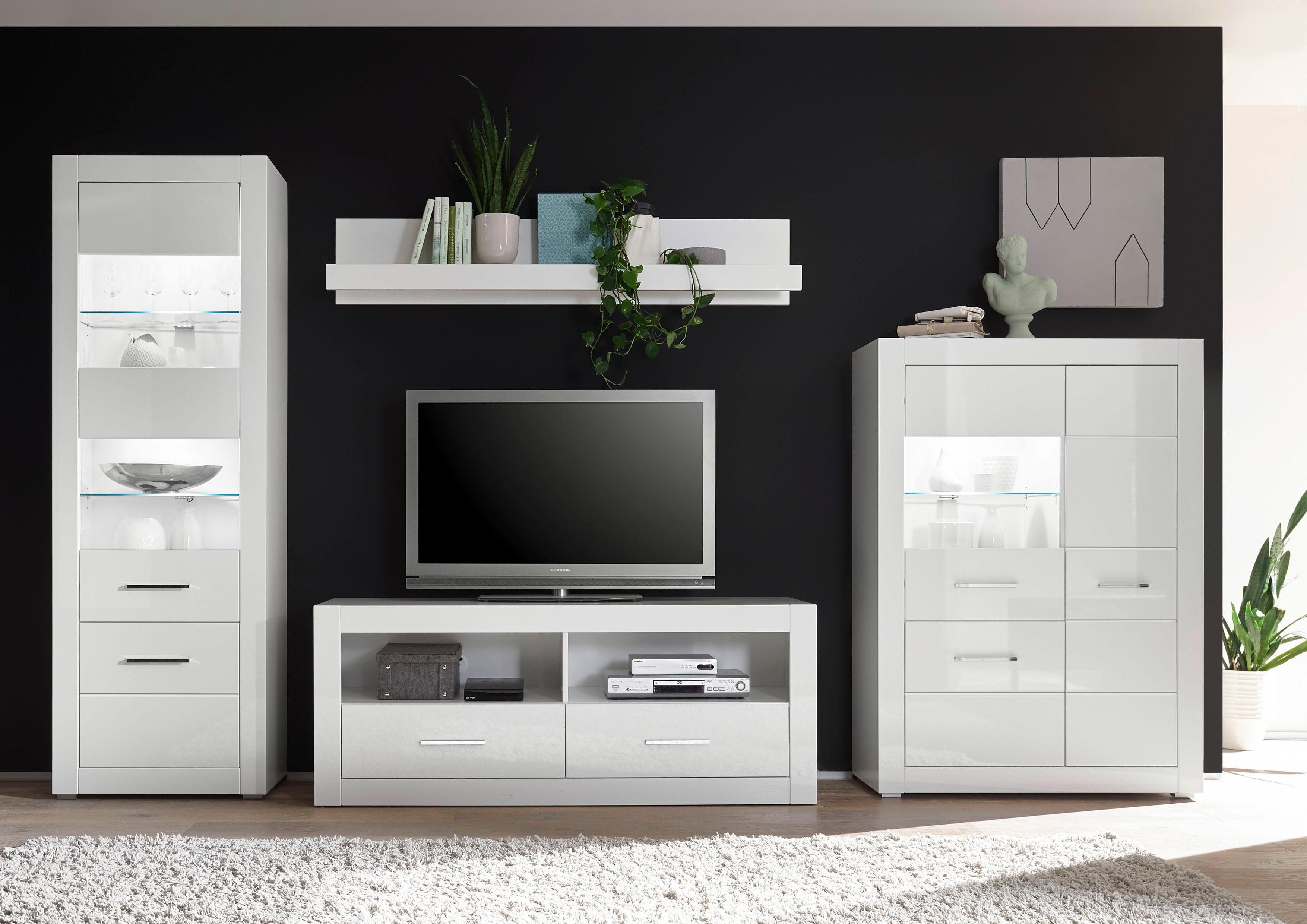 INOSIGN Wohnwand BIANCO, (Set, 4-St)