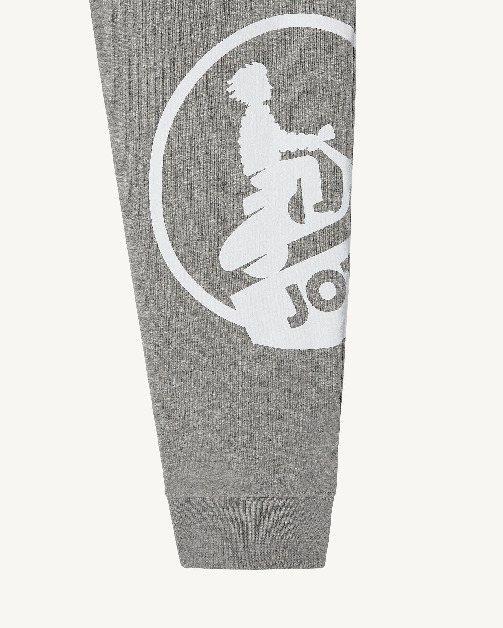 Jogpant femme en coton biologique Gris chiné Soledad