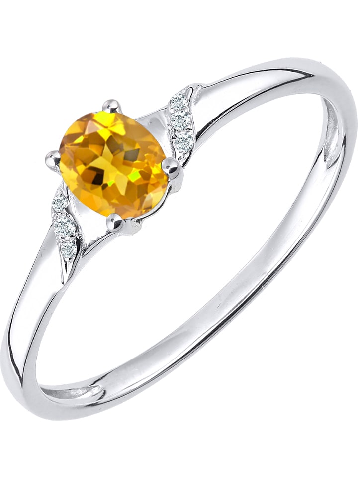 Revoni Weißgold-Ring mit Diamanten günstig kaufen
