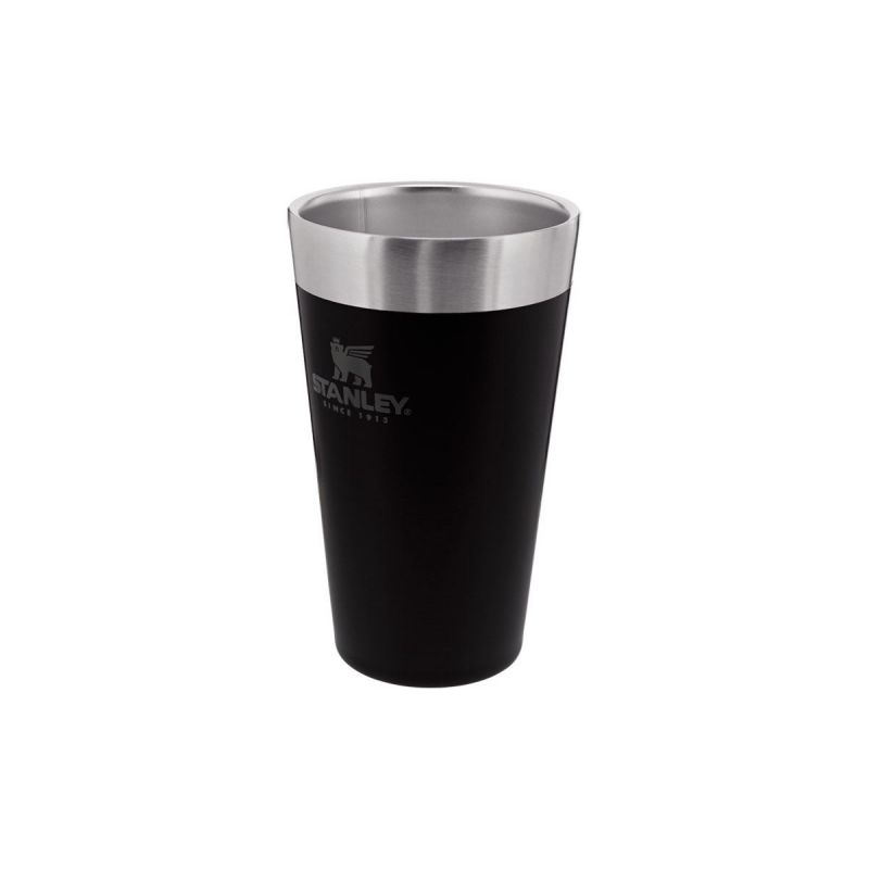 Stanley Adventure Stacking Beer Pint 16oz\/470ml Matte Black Pebble