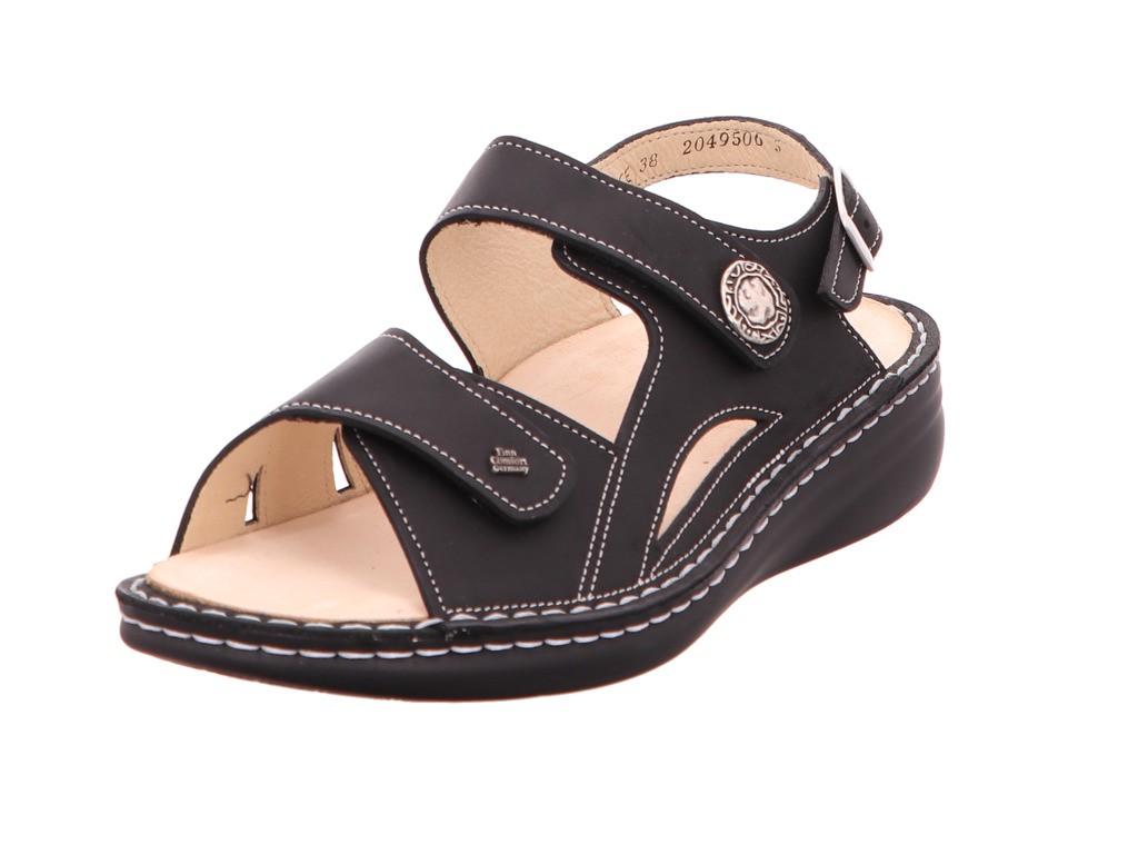 FINN COMFORT Komfort Sandalen schwarz BARBUDA