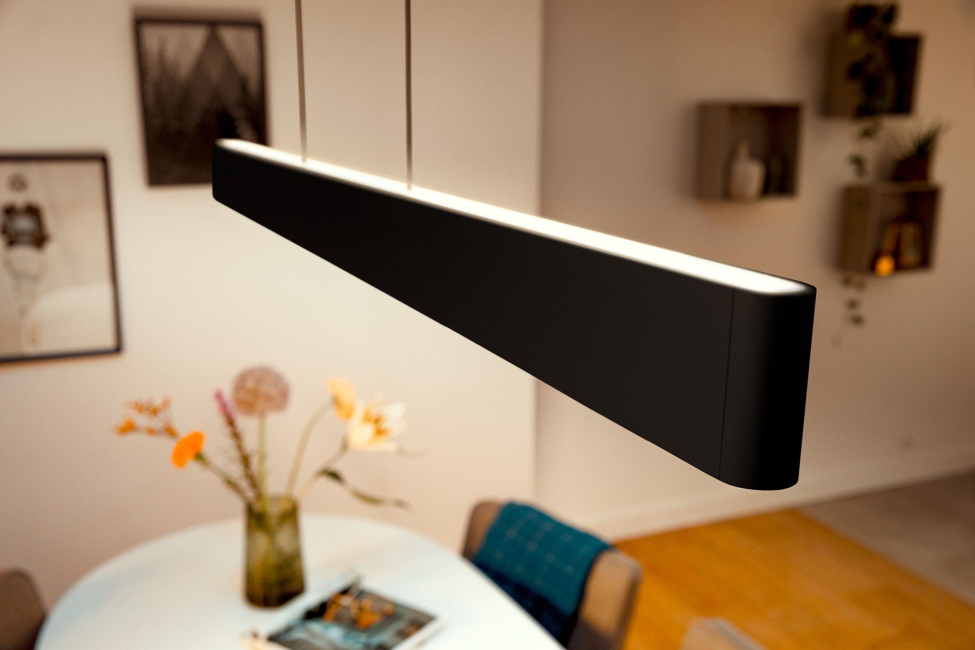 Philips Hue LED Pendelleuchte Ensis, Bluetooth, LED fest integriert, Farbwechsler, Doppelpack