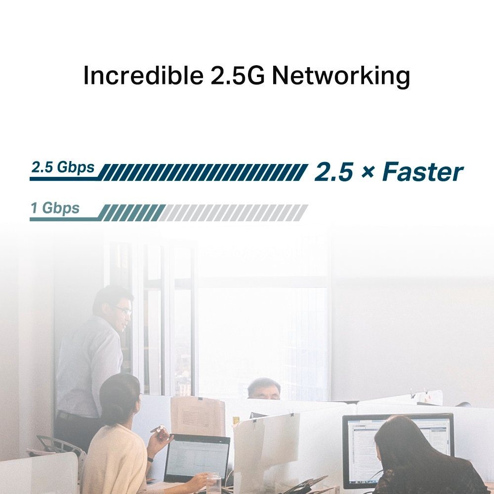 TP-Link TX201 2.5 Gigabit PCI Express Network Adapter Reichweitenverstärker