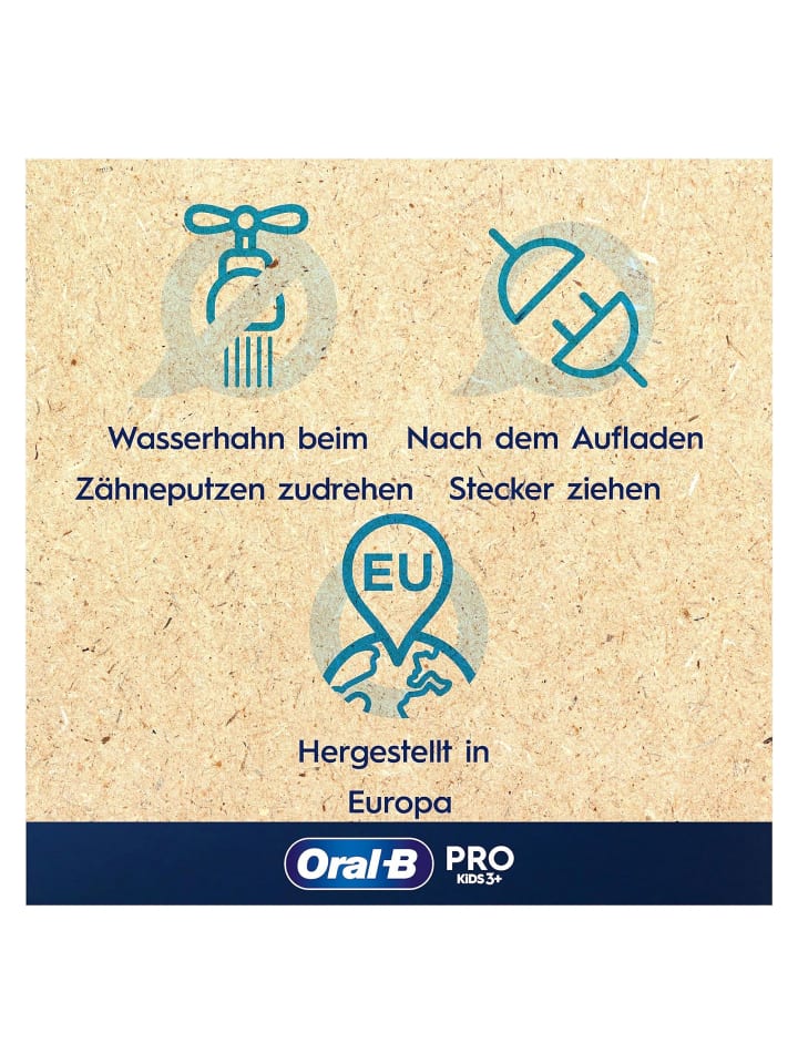 Oral-B Zahnbürste Pro Kids Spiderman in Blau günstig kaufen onesize
