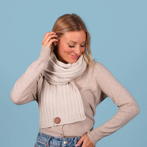 Royal Mojito Cream - Cream Scarf