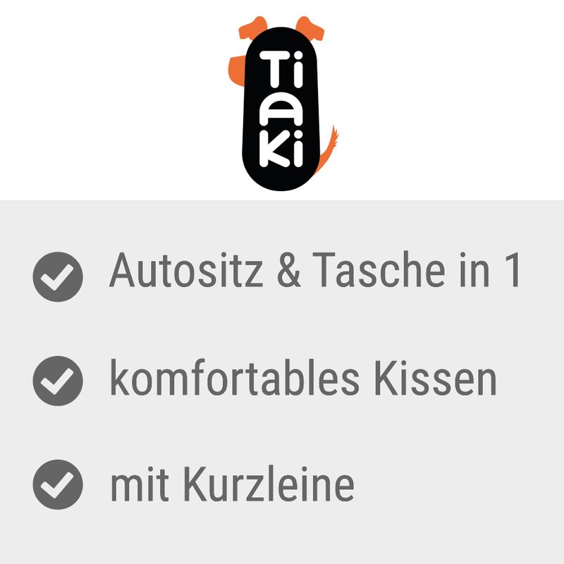 TIAKI Hundeautositz 3-in-1 zu TOP-Preisen
