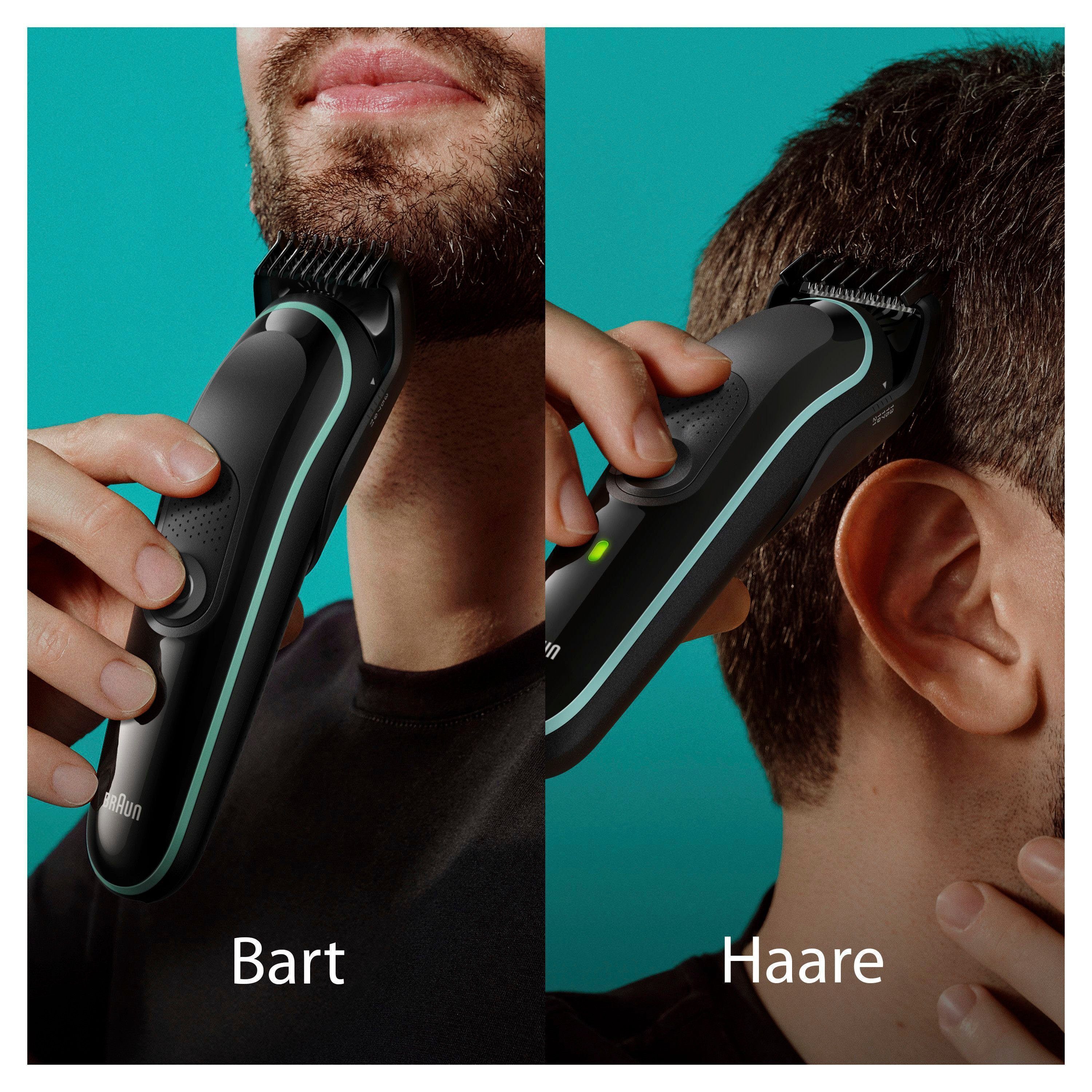 Braun Haarschneider All-In-One Styling Set MGK3441, Styling Set, Wasserdicht, 80 Min. kabellose Laufzeit