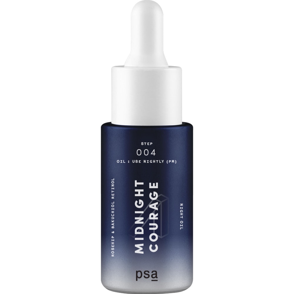 PSA Skin Midnight Courage Rosehip & Bakuchiol Retinol Night Oil Huile visage