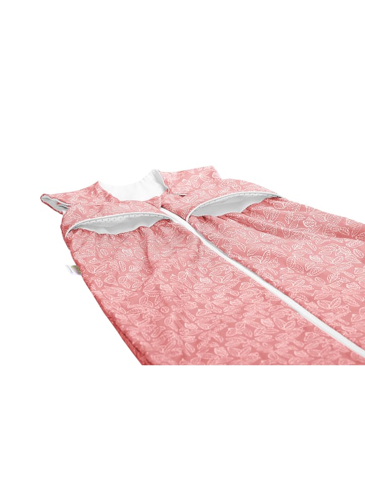 Kinderhaus Blaubär Odenwälder Sommer Schlafsack Anni light white leaves TOP in Cranberry günstig kaufen 70