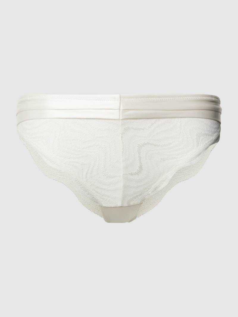Slip mit Strukturmuster Modell 'brazilian' in offwhite