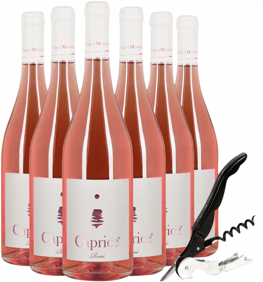 Capri Moonlight Rosé-Paket + Gratis-Kellnermesser - Capri Moonlight